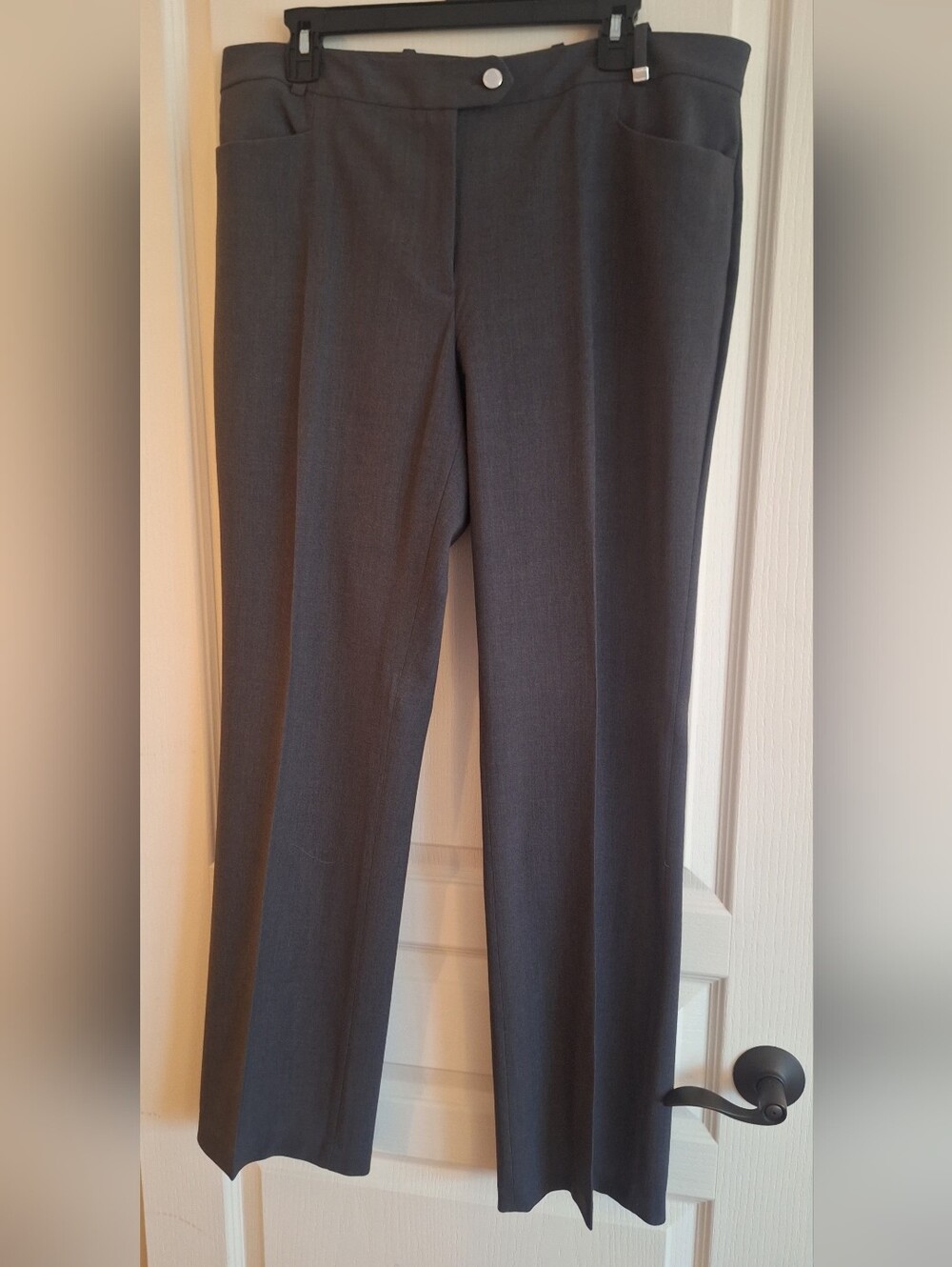 Calvin Klein Dark Charcoal Women's Trousers